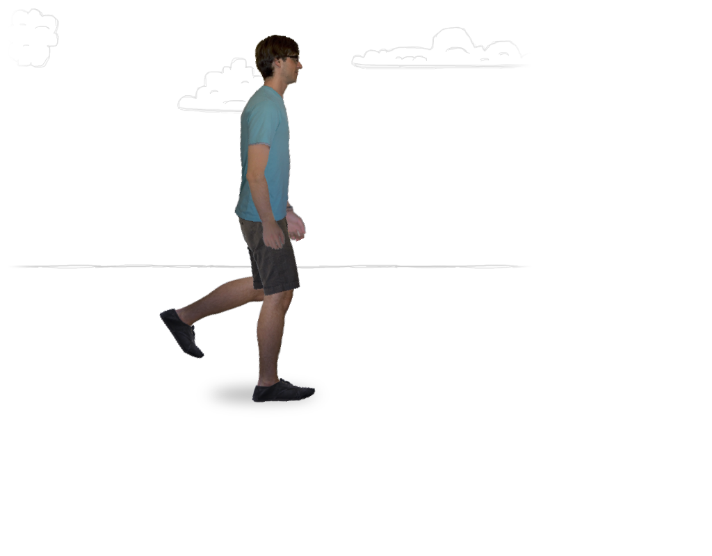 男子跑步卡通小人图片素材免费下载 - 觅知网
