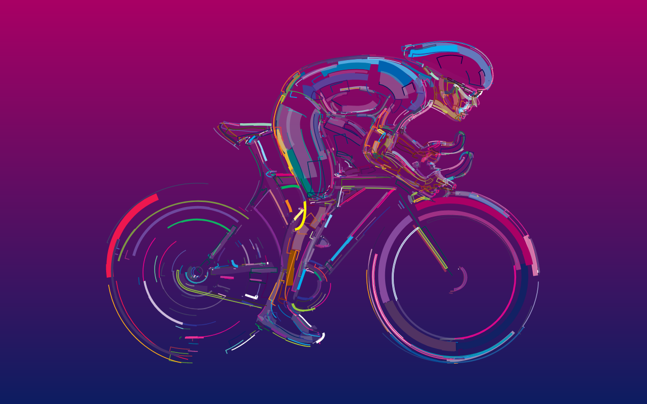 自行车骑行一系列有趣小动画gif图hype软件制作_GIF动态图 - 动态图库网