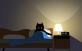 凌晨三点失眠的猫html动画效果