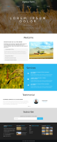 全屏生态农业科技网站html模板