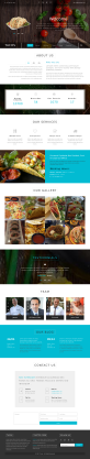Bootstrap餐饮餐厅响应式HTML网站模板