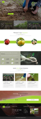 全屏果蔬种植类农业网站html模板