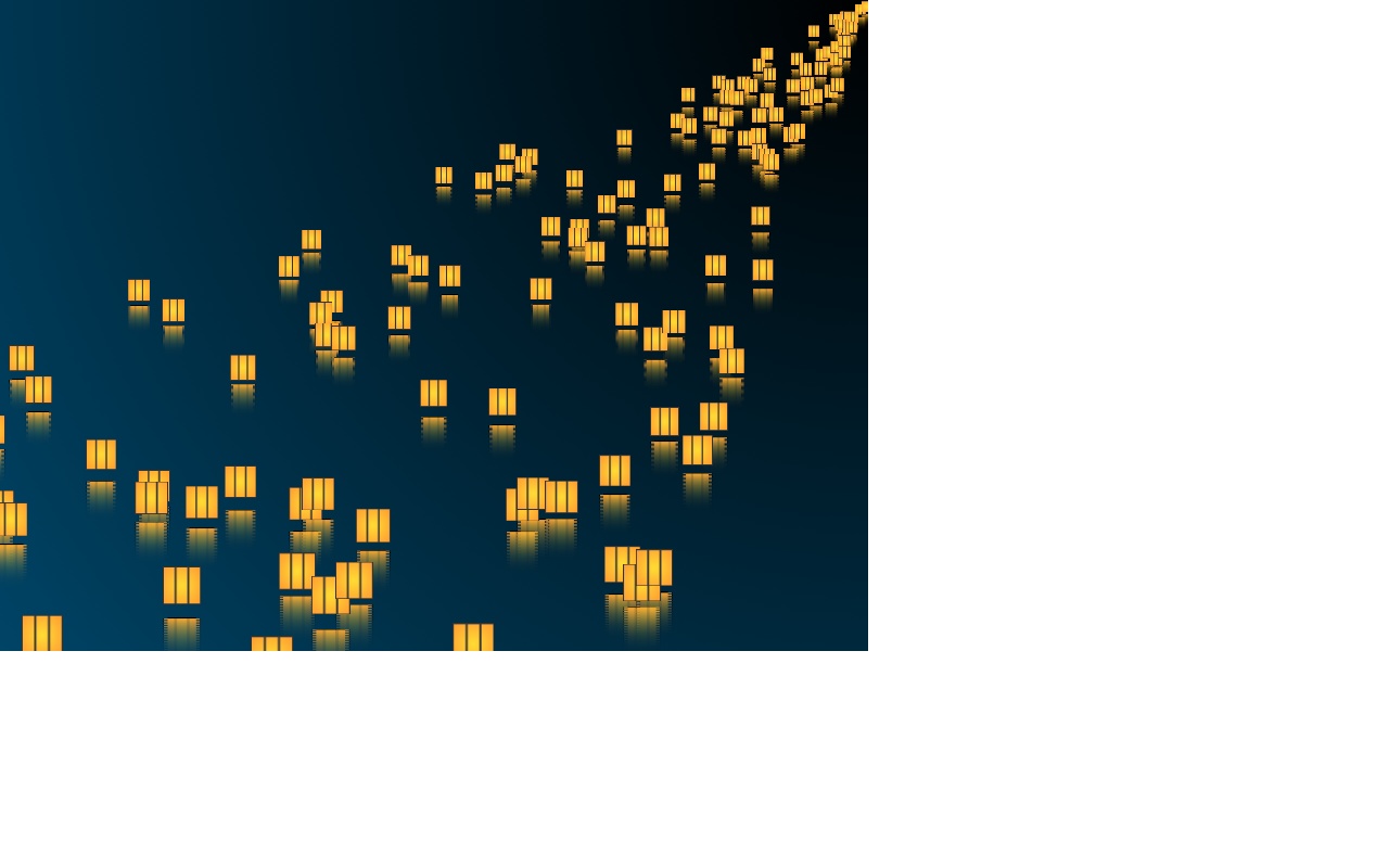 元宵节放河灯网页动画特效