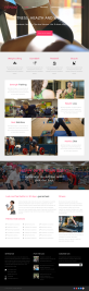 首页幻灯片播放设计健身运动网站模板