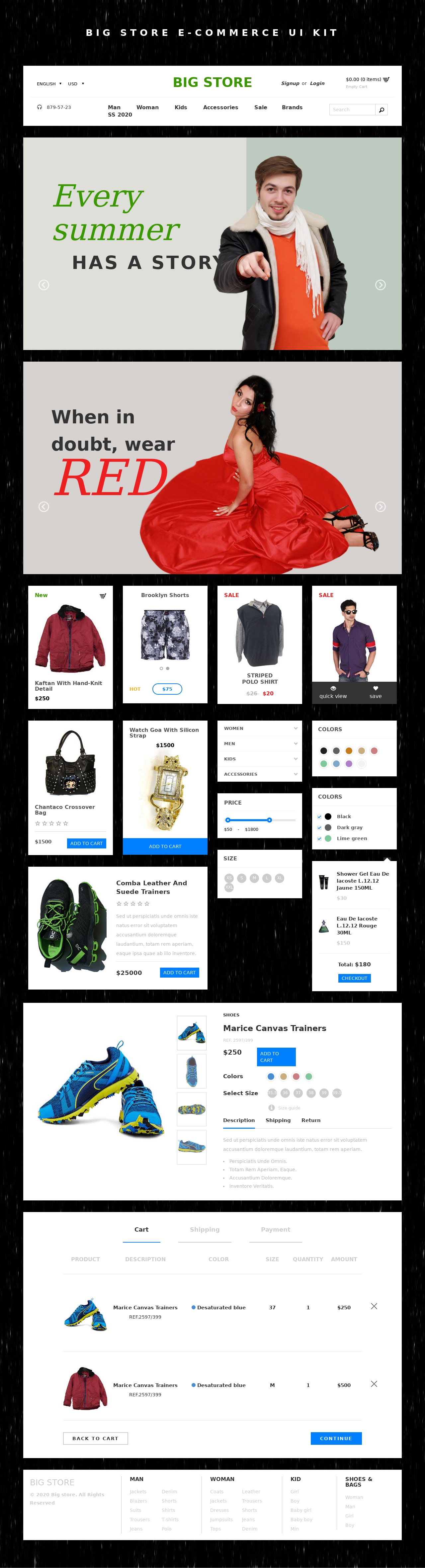 簡易款電子商務平臺網頁bootstrap模板