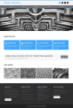 蓝色简洁html钢铁生产行业网站模板