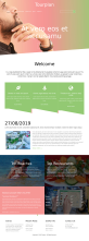 2022大气旅游博客主题html5网站模板