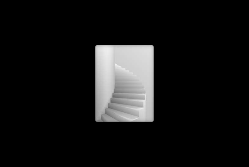 纯CSS3绘制的无限旋转楼梯网页动画
