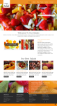 大气的html水果沙拉食品类网站模板