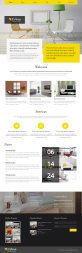 簡潔精美的現代家居設計html網站模板