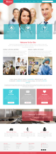 HTML5蓝色医学医疗机构网站模板