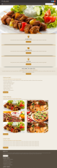 餐饮行业美食网站HTML5响应式模板