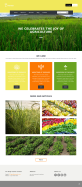响应式绿色农业果蔬种植网站模板