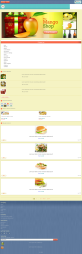 淡黄色html餐厅美食菜单展示响应式模板