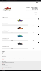 白色简洁的运动鞋商城html模板