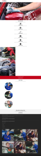 红色响应式洗车服务中心网站模板