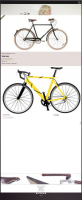 个性创意html自行车网店商城模板