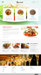 简洁精致的美食餐厅html响应式模板