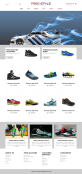 简洁精美的html响应式运动鞋商城模板