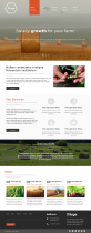 大气的农业收割生产网站bootstrap模板