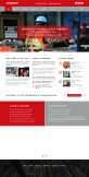 红色html工业铸造工厂网站模板