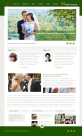 绿色小清新婚庆策划响应式html模板