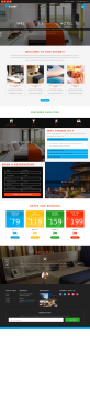 HTML大气旅游度假酒店响应式网站模板