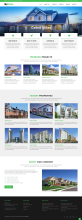 绿色大气的响应式房产中介网站模板