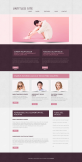 粉色簡約html女性社區網站模板下載