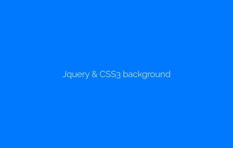 jQuery+CSS3蓝色几何图形动画背景