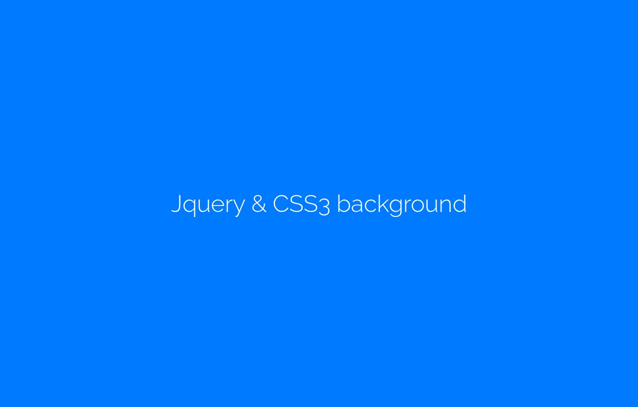 jQuery+CSS3藍(lán)色幾何圖形動(dòng)畫背景