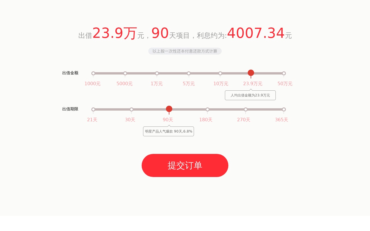 jQuery金融行業借款單提交表單，html表單代碼