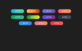 圆角CSS3彩色border按钮特效渐变效果，css渐变的几种属性