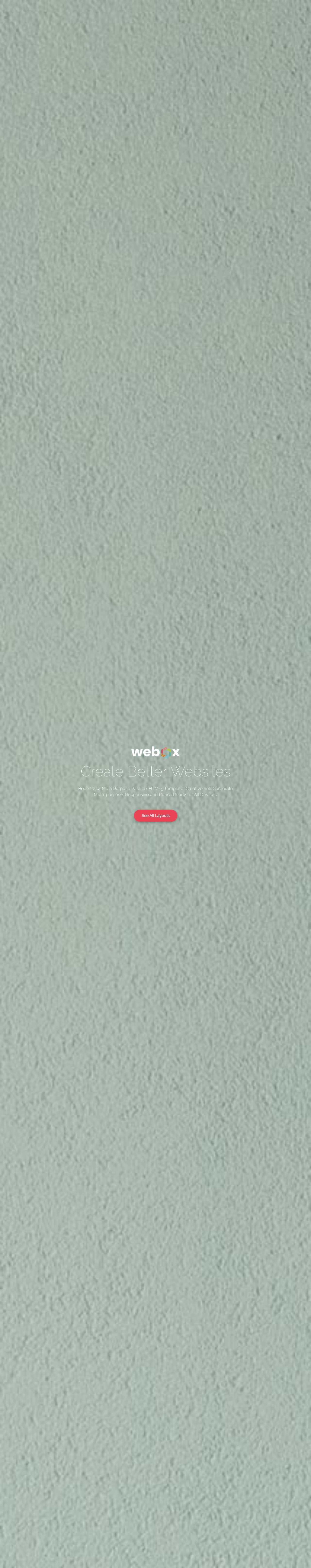 展示型网站模板，创意网页设计作品集模板