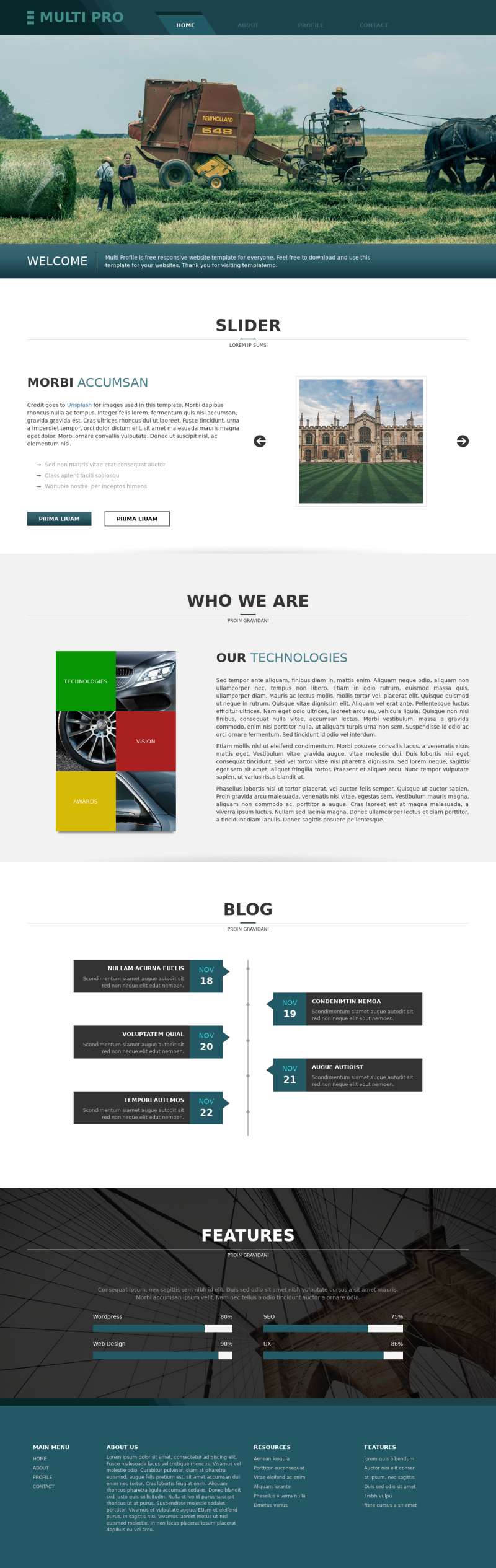 汽车网站设计模板，漂亮的汽车企业网站模板