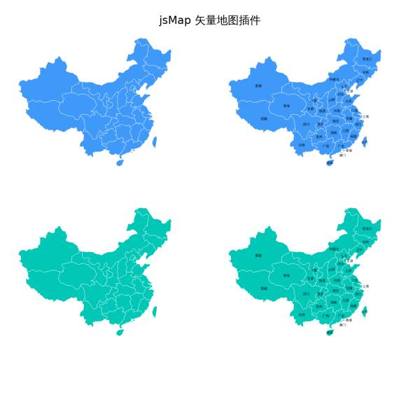 html中国地图代码，矢量地图插件