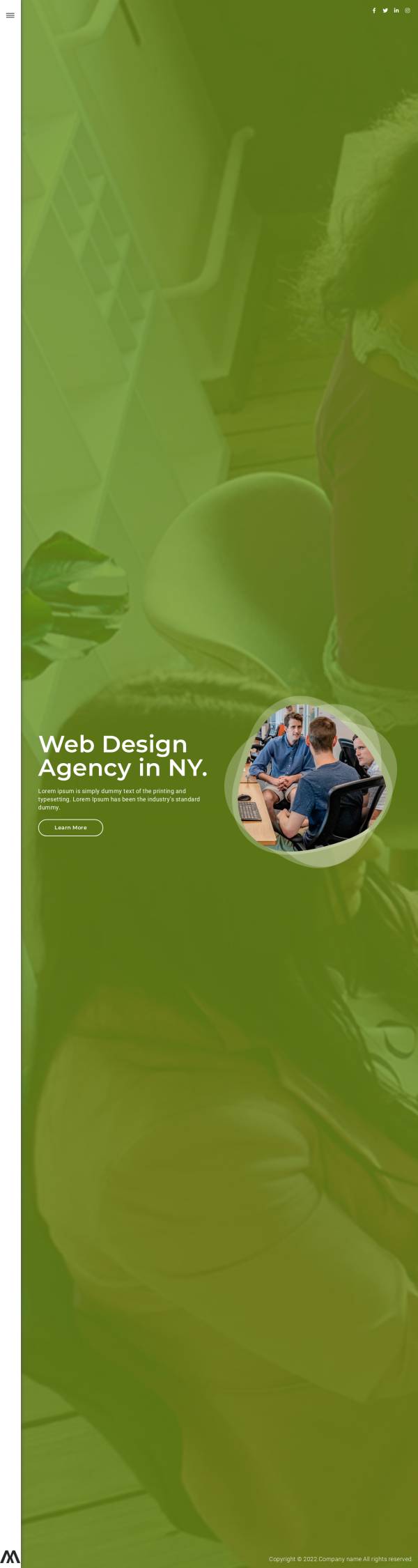 个人工作室网页设计模板，个性的设计公司网站模板