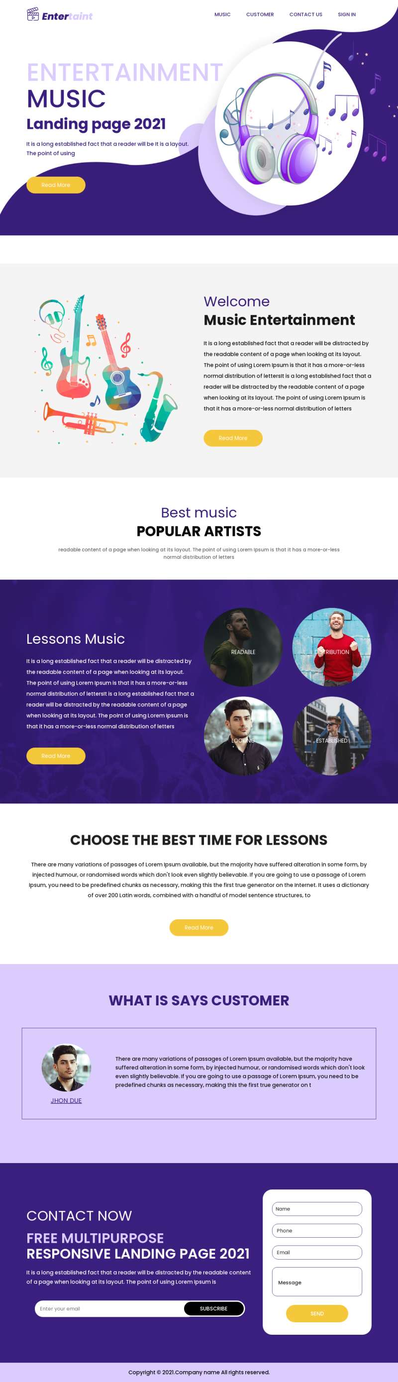 音樂網站制作模板，音樂網站html首頁