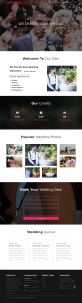 婚礼网站设计代码html，婚礼网站模板