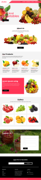 水果网站设计模板，水果展示网站模板