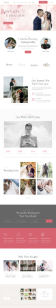 html5婚礼网站代码,婚礼策划网站模板