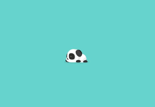 html网页动画，熊猫动画素材