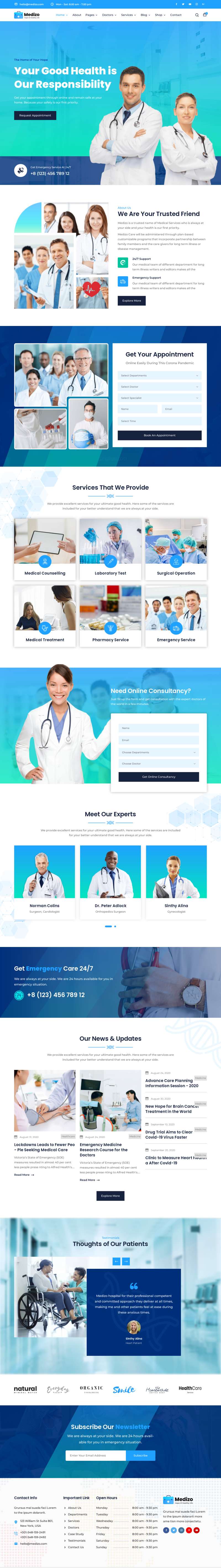 医疗网页设计代码，医疗类网站源码