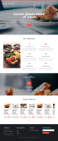 餐饮网站模板，美食网站模板网页设计