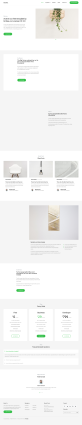 展示型网站模板，白色简洁项目介绍网页设计