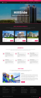 房地产网页设计模板，房产建筑公司网站模板