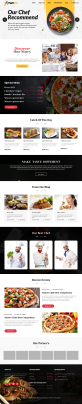 健康饮食网页设计模板，精致的餐饮网站模板