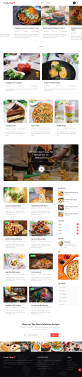 美食博客网页设计，精美的美食网站模板