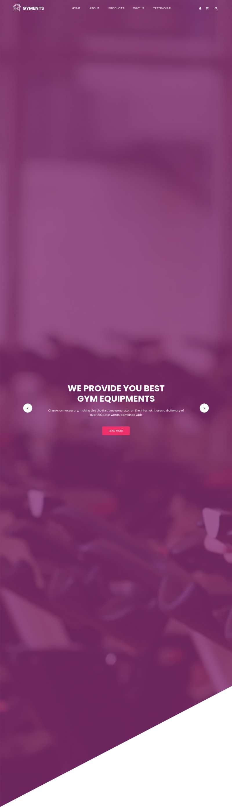 健身器材网站模板，健身器材网上商城设计模板