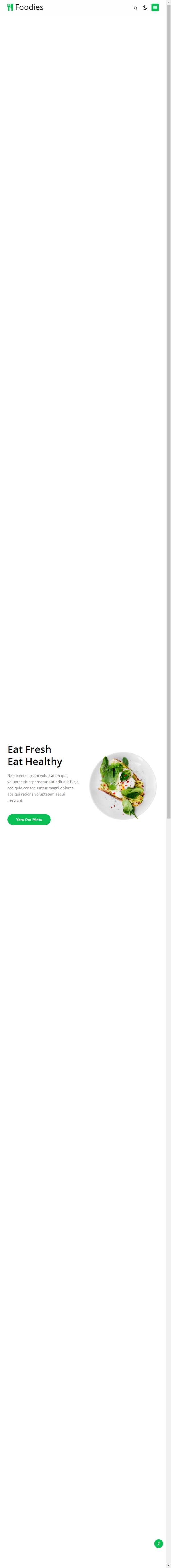 餐饮美食网站设计，大气的美食网页设计模板及代码